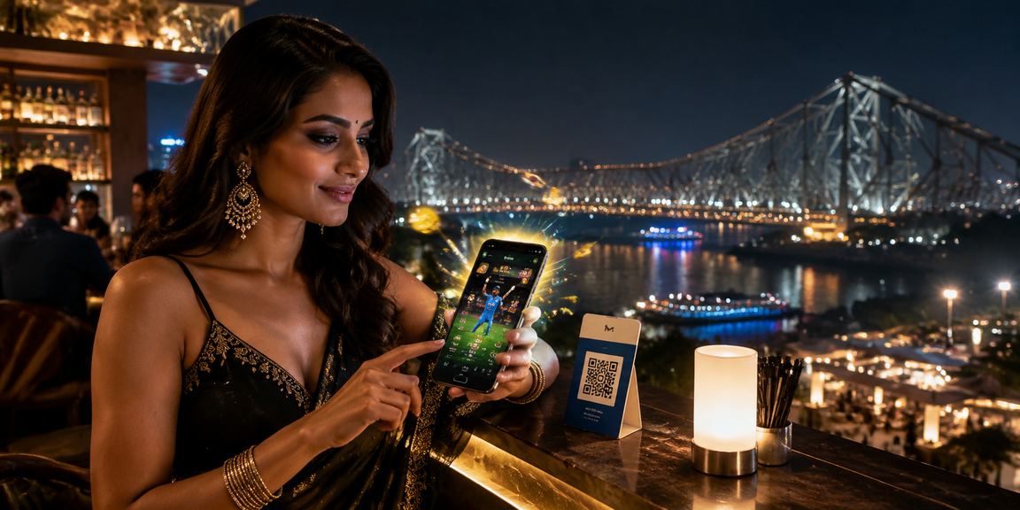 Kolkata cricket betting scene with attentive players